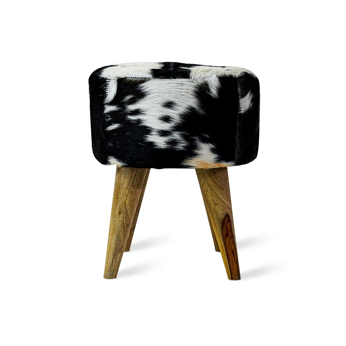 Alex Pouffe Stool(Black & White)