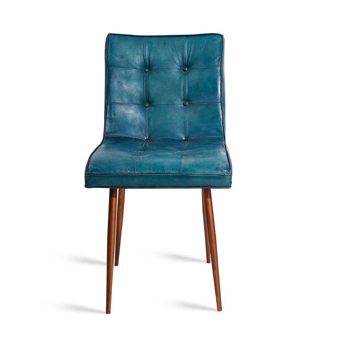 Nicolas Leatheratte Iron Dining Chair