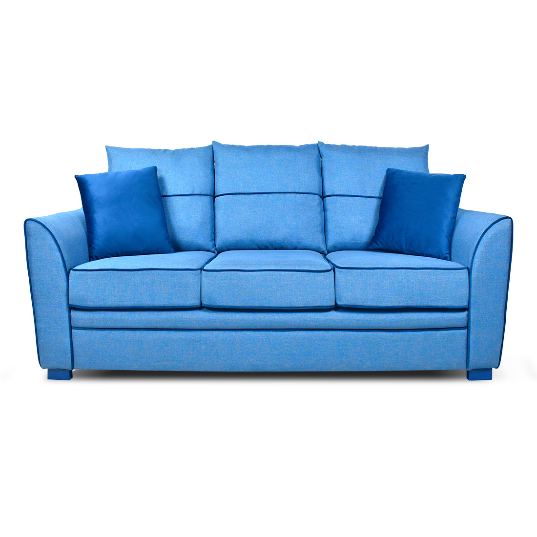 Victoria 3 Seater (Light Steel Blue)